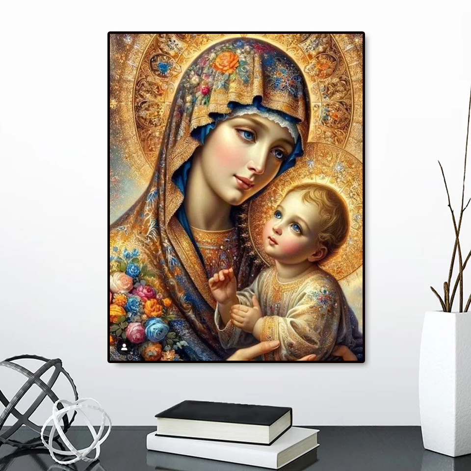 Frameless,Diamond Painting Vir - Embroidery Roses avis et prix