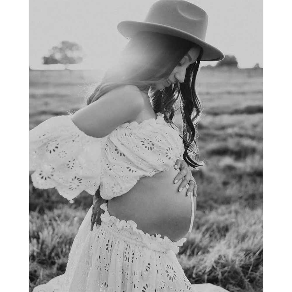 Plus Size Maternity Dresses Ph - Embroidery White Dress avis et prix